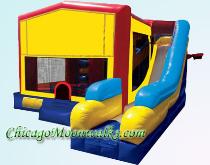 7 in 1 Combo Bounce House Moonwalk Rental Chicago