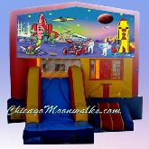Alien Theme Combo Bounce House Rental Chicago