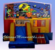 Halloween Bounce House Rental Chicago, IL.  Party Rental Moonwalks for Halloween, are a Must for Children�s Entertainment.  Chicago Moonwalks offers a Variety of Inflatable Moon Jumps, Sure to Fit your Theme.
