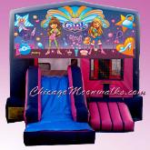Rental Bounce House Chicago Girl Theme Inflatable