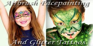 Face Painter Chicago, Chicago Face Painter, Airbrush Artist & Glitter Tattoos