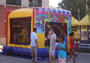 Chicago School Party Rental, Delivery Set-up and Take down. Chicago Inflatable Rentals.
