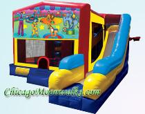 Circus Themed Carnival Bounce House, Party Rental Chicago Illinois
