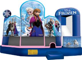 Disney Frozen Deluxe 5 in 1 Combo Bounce House Rental Chicago Moonwalks, IL