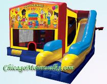Children's Inflatable Bounce House Moonwalk Combo