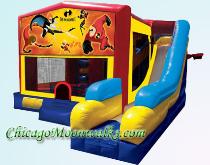 Incredibles Themed Bounce House Slide Combo