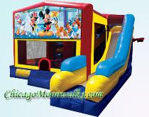 Mickey Mouse Minnie Mouse Character Moonwalk, bounce house party rental