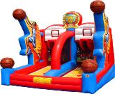 Chicago Basketaball Jump Inflatable Game Rentals, provide Excitement in Chicago IL