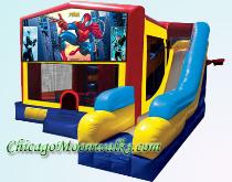 Spiderman Inflatable Bounce House Combo Rental Chicago