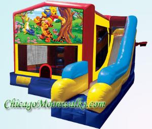 Winnie The Pooh Jumping Inflatable Rental Chicago, Bounce House Moonwalk