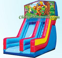 Inflatable Dry Slide Rental Winnie The Pooh Bounce House Rental Chicago